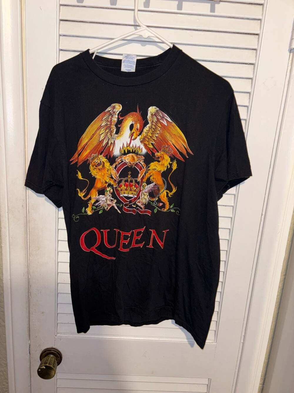 Port & Company Queen Classic Crest T-Shirt Size M Black